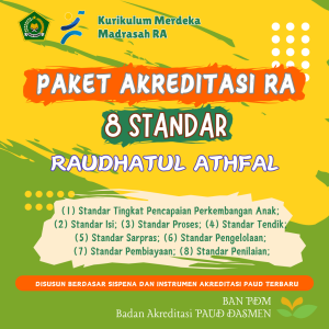 Paket Akreditasi RA Kurikulum Merdeka Madrasah Terbaru